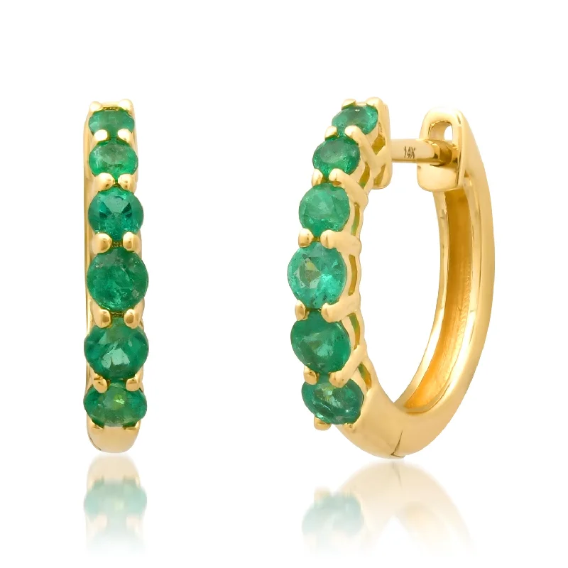 Handcrafted Jewelry Sale – Unique Designs At Low Prices Petite Emerald Huggie Hoops Handcrafted Jewelry Sale – Unique Designs At Low Prices Petite Emerald Huggie Hoops