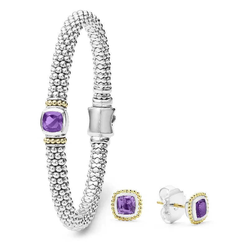 Limited-Time Offer On Elegant Jewelry Pieces Rittenhouse Amethyst Caviar Gift Set