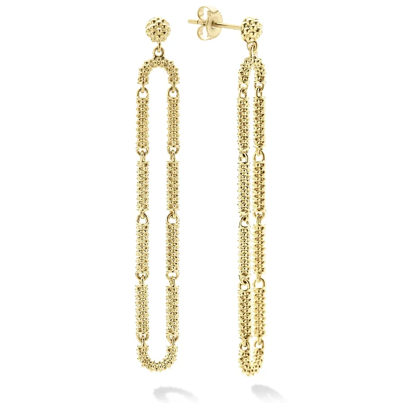 Exclusive Online Jewelry Sale – Don't Wait Signature Caviar Long 18K Gold Superfine Caviar Drop Earrings Exclusive Online Jewelry Sale – Don't Wait Signature Caviar Long 18K Gold Superfine Caviar Drop Earrings