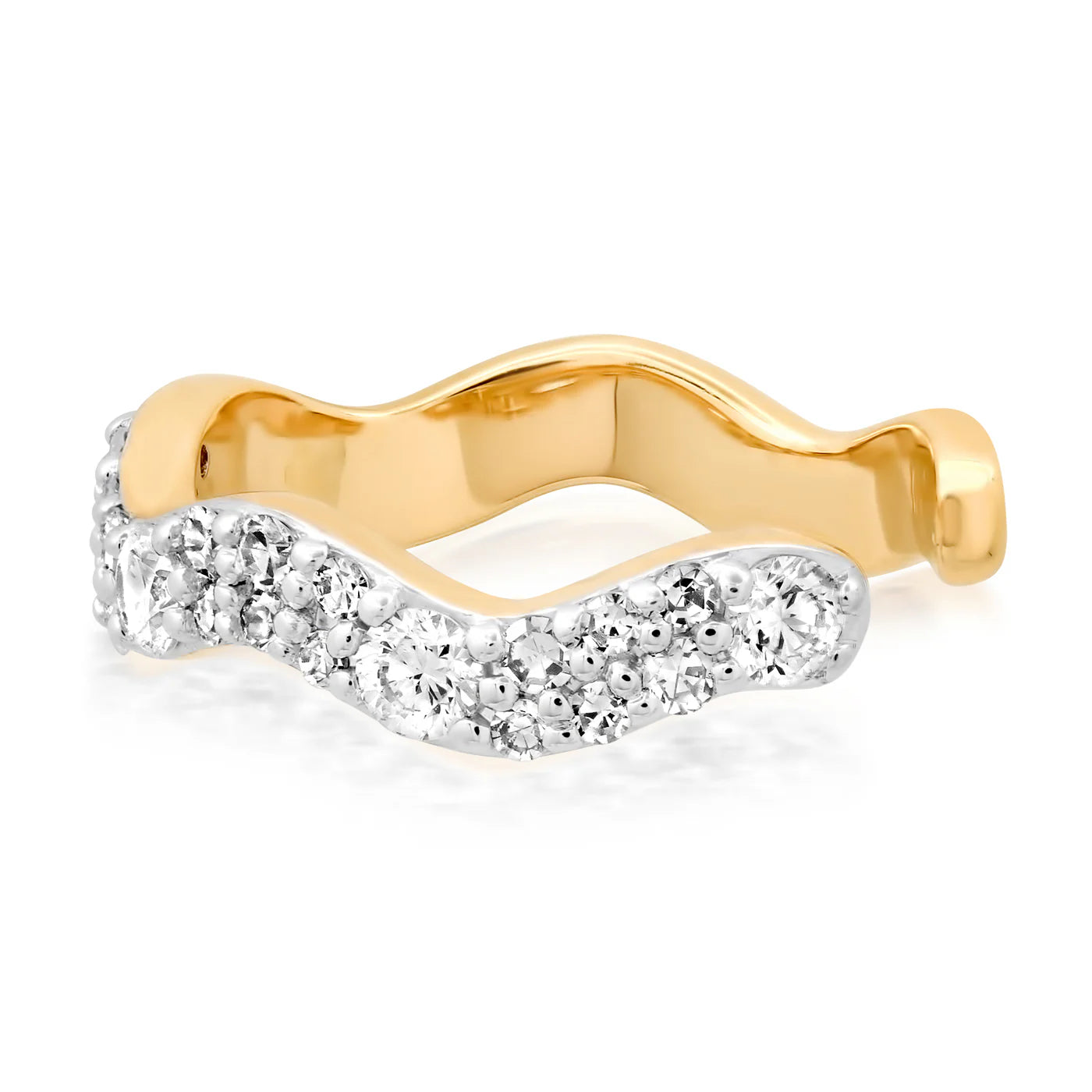 Shop High-Quality Jewelry At Jaw-Dropping Discounts Slim Diamond Form Ear Cuff