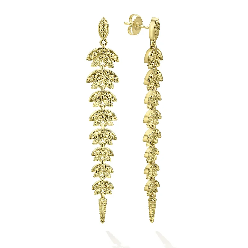 Buy More, Save More – Special Jewelry Discounts Studio 18K Gold Leaf Drop Earrings