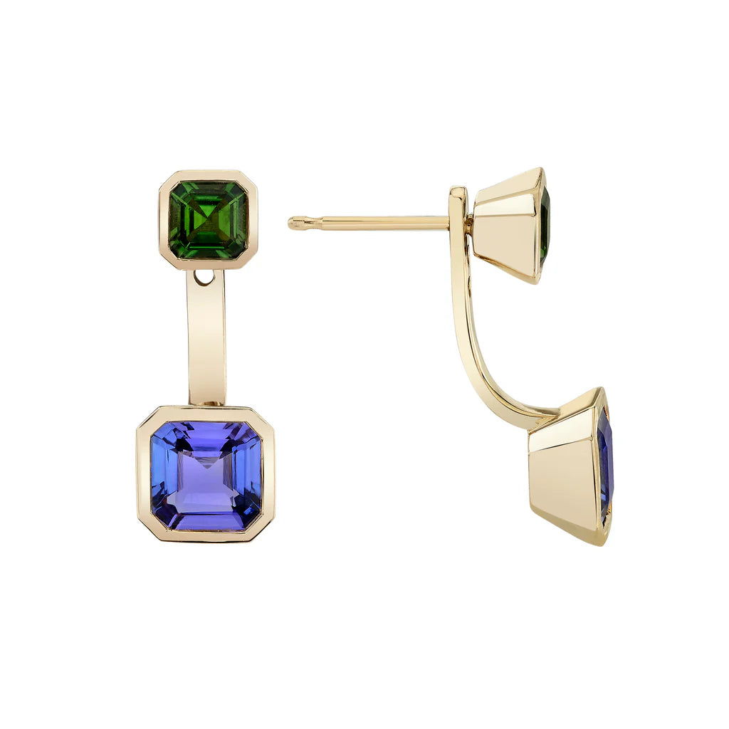 Get The Best Deals On Timeless Jewelry Pieces Toi et Moi Fern Gemstone Earrings