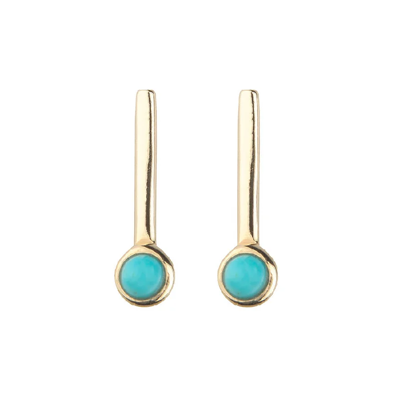 Chic, Trendy, And Affordable Jewelry Sale Turquoise Stones Stud Earring