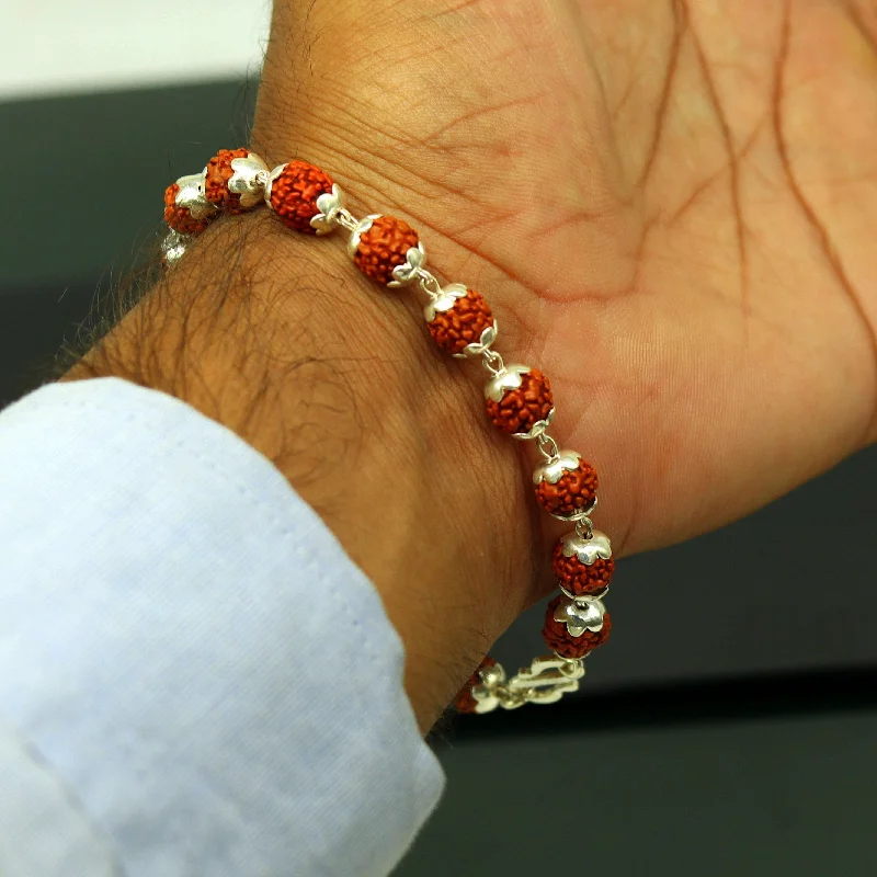 Shop High-Quality Jewelry At Jaw-Dropping Discounts 8.5" long handmade gorgeous Rudraksha beads bracelet, excellent customized gifting personalized unisex jewelry from india sbr198 Shop High-Quality Jewelry At Jaw-Dropping Discounts 8.5" long handmade gorgeous Rudraksha beads bracelet, excellent customized gifting personalized unisex jewelry from india sbr198
