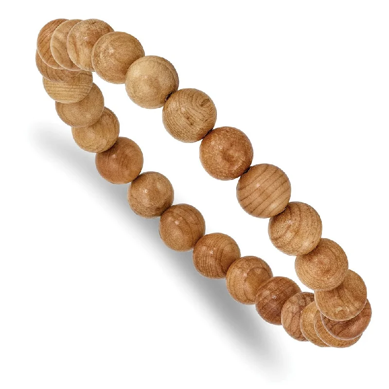 Buy More, Save More On Stunning Jewelry Designs 8mm Natural Wood Beaded Stretch Bracelet, 6.75 Inch Buy More, Save More On Stunning Jewelry Designs 8mm Natural Wood Beaded Stretch Bracelet, 6.75 Inch