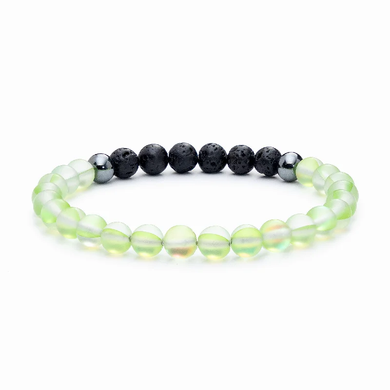 Elegant Jewelry, Exclusive Prices – Shop Now Glow Glass Diffuser Bracelet (Green)