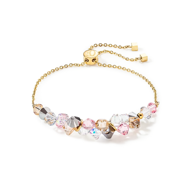 Elegant Jewelry, Exclusive Prices – Shop Now Dancing Crystals bracelet gold light rose