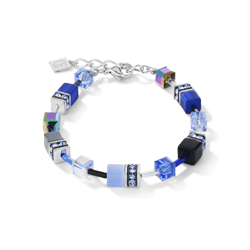 Exclusive Jewelry Offers – Sparkle For Less GeoCUBE® Bracelet cobalt blue