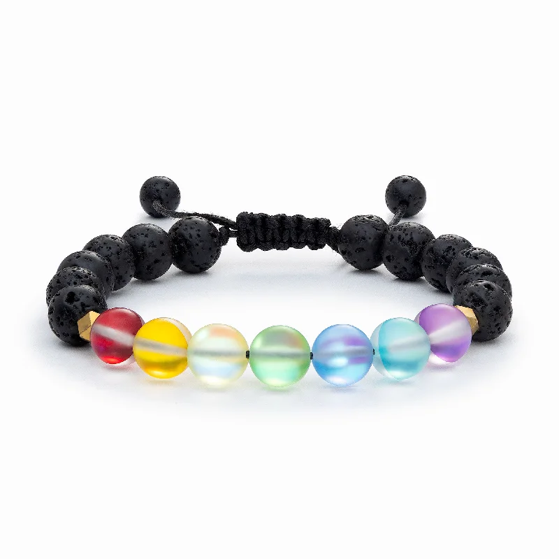 Everyday Jewelry Essentials Now On Sale Glow Glass Chakra Adjustable Bracelet