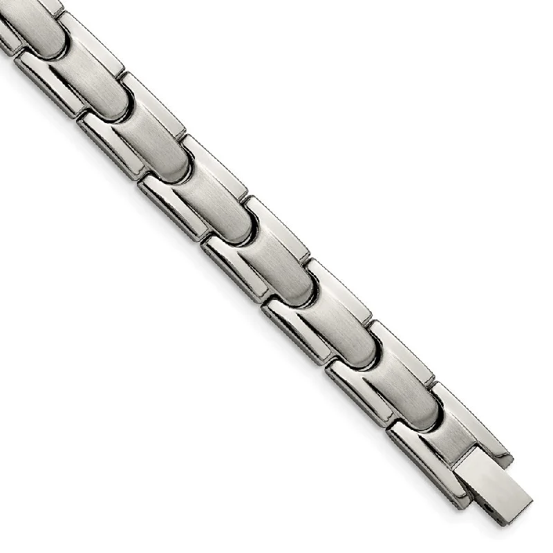 Jewelry Sale Bonanza – Grab Your Sparkle Now Men's 10mm Titanium Brushed & Polished Link Bracelet, 8.5 Inch Jewelry Sale Bonanza – Grab Your Sparkle Now Men's 10mm Titanium Brushed & Polished Link Bracelet, 8.5 Inch