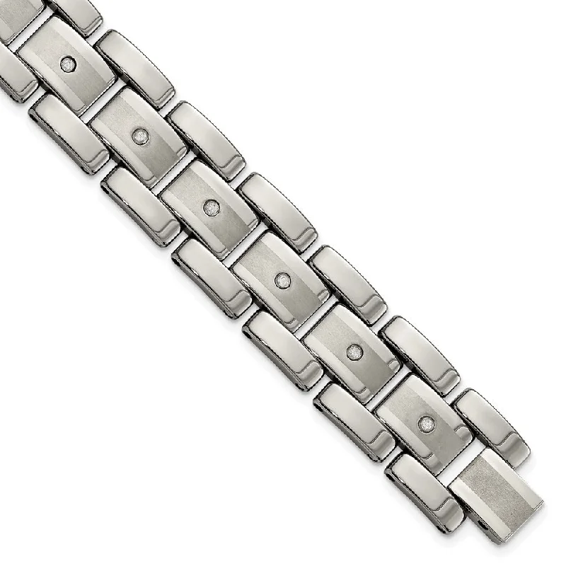 Best Jewelry Deals – Premium Quality At Exclusive Discounts Men's 16mm Tungsten & 1/3 CTW Diamond Panther Link Bracelet, 8.5 Inch Best Jewelry Deals – Premium Quality At Exclusive Discounts Men's 16mm Tungsten & 1/3 CTW Diamond Panther Link Bracelet, 8.5 Inch
