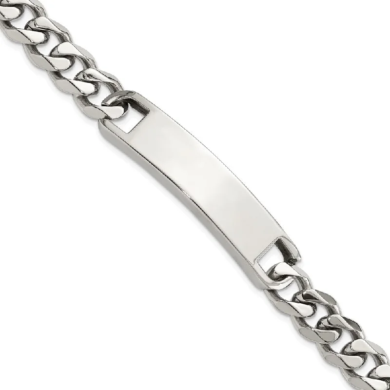 Best Jewelry Deals – Shop Premium Pieces At Great Prices Men's Stainless Steel 10mm Polished Curb Link I.D. Bracelet, 8.5 Inch Best Jewelry Deals – Shop Premium Pieces At Great Prices Men's Stainless Steel 10mm Polished Curb Link I.D. Bracelet, 8.5 Inch