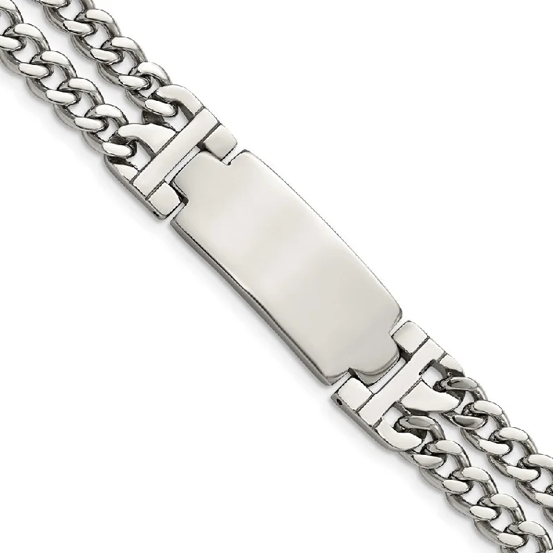 Shop Fine Jewelry With Exclusive Savings Men's Stainless Steel Adjustable Double Curb I.D. Bracelet, 8.25 Inch Shop Fine Jewelry With Exclusive Savings Men's Stainless Steel Adjustable Double Curb I.D. Bracelet, 8.25 Inch