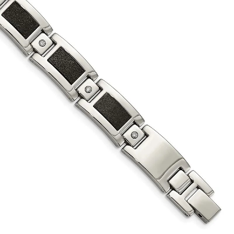 Unmissable Jewelry Discounts – Elevate Your Look For Less Mens Stainless Steel Diamond Polished & Laser Cut Bracelet, 8.25 Inch Unmissable Jewelry Discounts – Elevate Your Look For Less Mens Stainless Steel Diamond Polished & Laser Cut Bracelet, 8.25 Inch