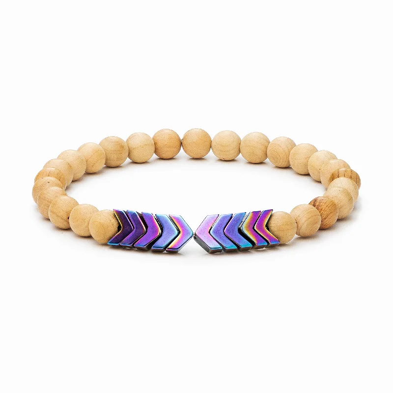 Glamorous Jewelry, Glamorous Deals – Shop Now Sacred Arrow Wood Diffuser Bracelet