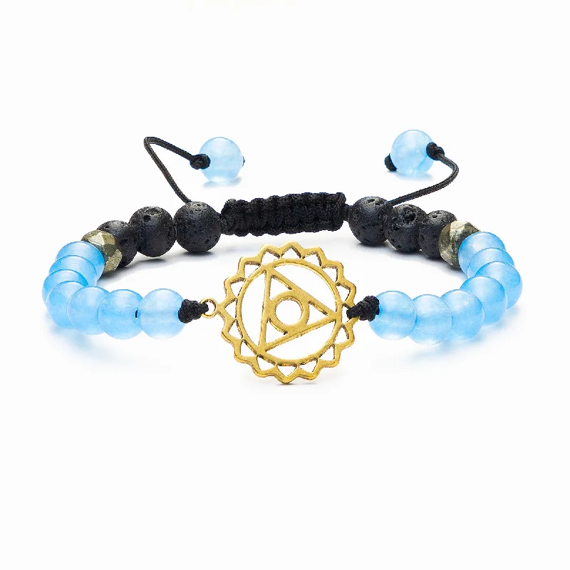 Best-Selling Jewelry Now Available At Special Deals Throat Chakra Diffuser Bracelet