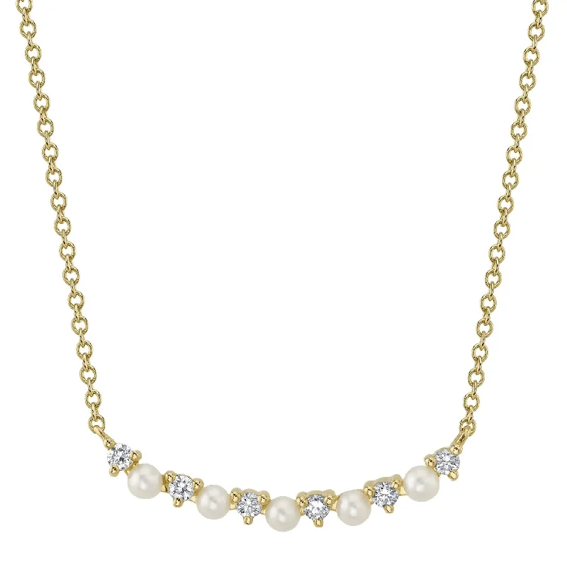Special Offers On Handcrafted And Designer Jewelry 0.12CT DIAMOND & CULTURED PEARL NECKLACE Special Offers On Handcrafted And Designer Jewelry 0.12CT DIAMOND & CULTURED PEARL NECKLACE