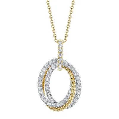Trending Jewelry Now Available At Exclusive Prices 1.00CT DIAMOND OVAL NECKLACE