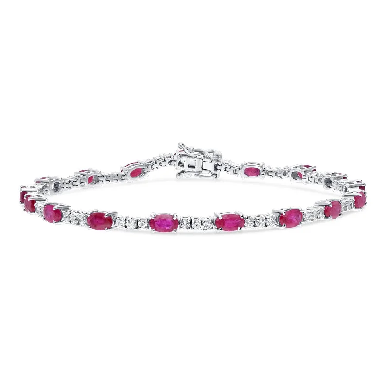 Elegant Necklaces And Bracelets At Limited-Time Offers 14k Gold Ruby and Diamond Bracelet Elegant Necklaces And Bracelets At Limited-Time Offers 14k Gold Ruby and Diamond Bracelet