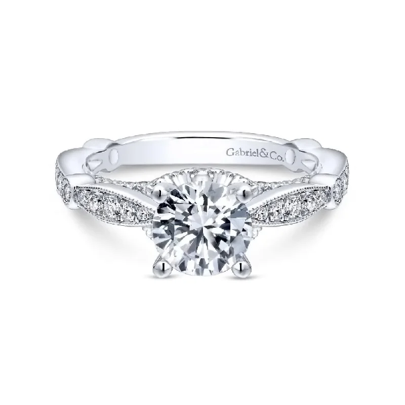 Unmissable Discounts On Timeless Jewelry Pieces 14K White Gold Diamond Engagement Ring