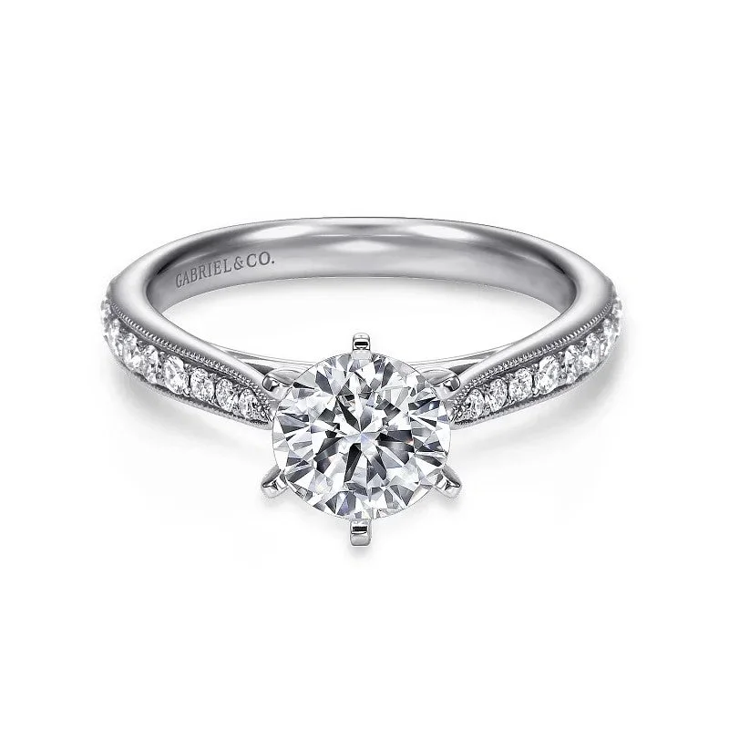 Dazzling Deals On Necklaces, Bracelets, And More 14K White Gold Round Diamond Engagement Ring Dazzling Deals On Necklaces, Bracelets, And More 14K White Gold Round Diamond Engagement Ring