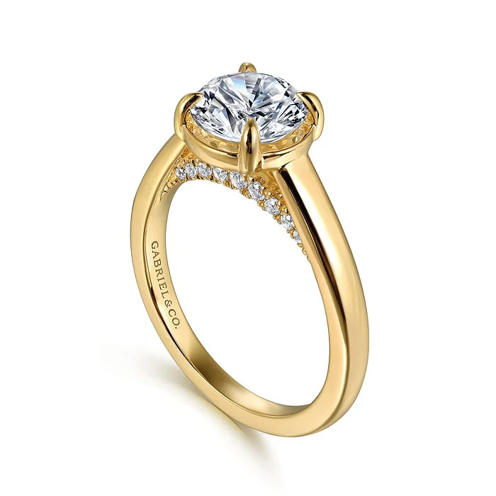 Shine Without Limits – Jewelry Sale Happening Now 14K Yellow Gold Round Diamond Engagement Ring Shine Without Limits – Jewelry Sale Happening Now 14K Yellow Gold Round Diamond Engagement Ring