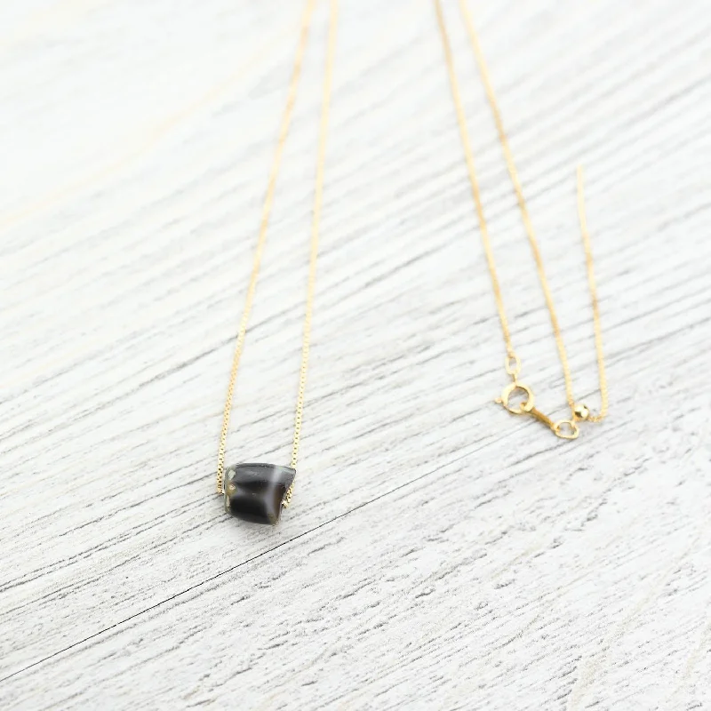 Waterproof Stainless Steel Jewelry For Lasting Beauty Ancient Dzi Bead Necklace