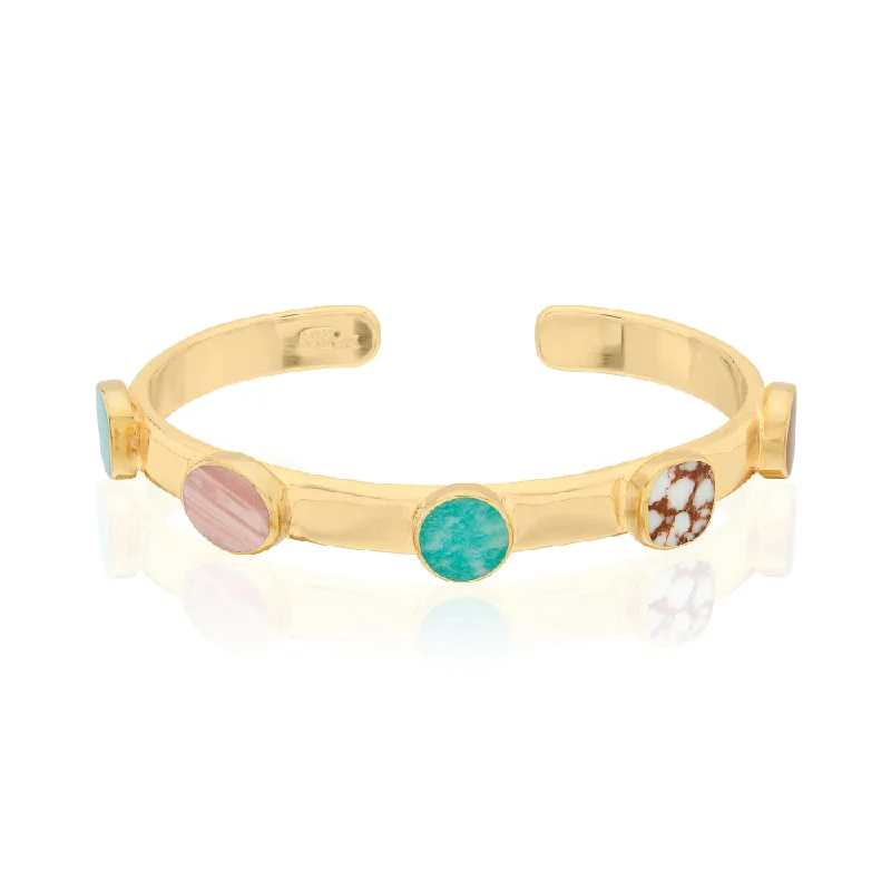 The Perfect Jewelry Piece At The Perfect Discount Anna Beck Raised Multi-Stone Cuff