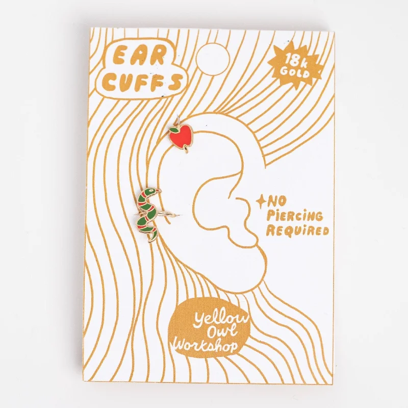 Don't Miss Out – Shop Elegant Jewelry For Less Apple & Snake Ear Cuffs