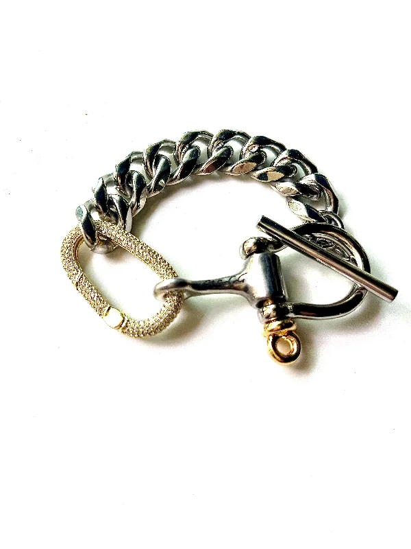 Sparkle In Style With Our Best Jewelry Deals ARIES BRACELET - silver with gold clasp