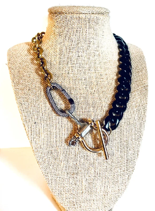 Elegant Jewelry, Exclusive Prices – Shop Now ARIES NECKLACE - BLACK GOLD