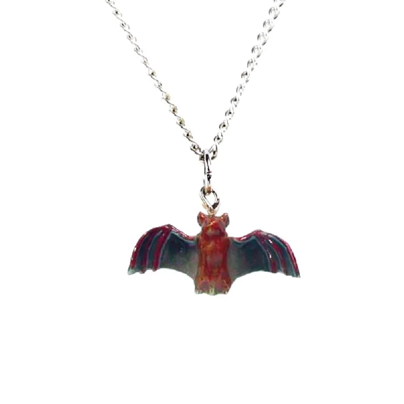 Seasonal Jewelry Clearance – Best Styles At The Lowest Prices Little Brown Bat Pendant Porcelain Jewelry