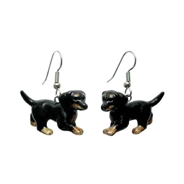 Shop Dazzling Jewelry At The Best Prices Dog - Dachshund Porcelain Earrings