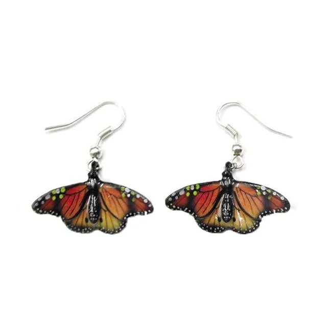 Celebrate Every Occasion With Sparkling Savings Monarch Butterfly Porcelain Earrings