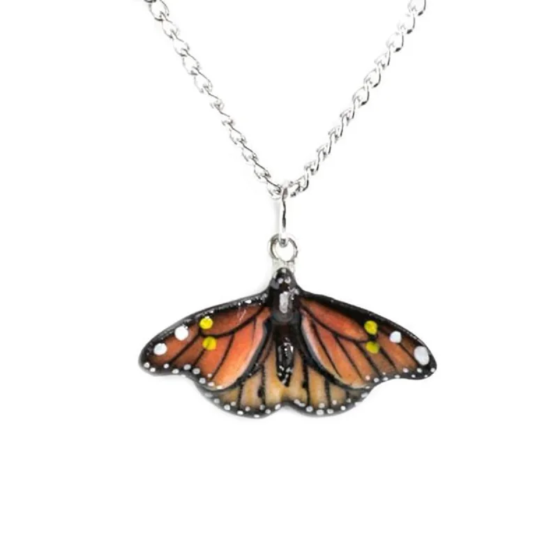 Elegant Jewelry At Unbeatable Offers – Shop Before It's Gone Butterfly - Monarch Butterfly Pendant Porcelain Jewelry