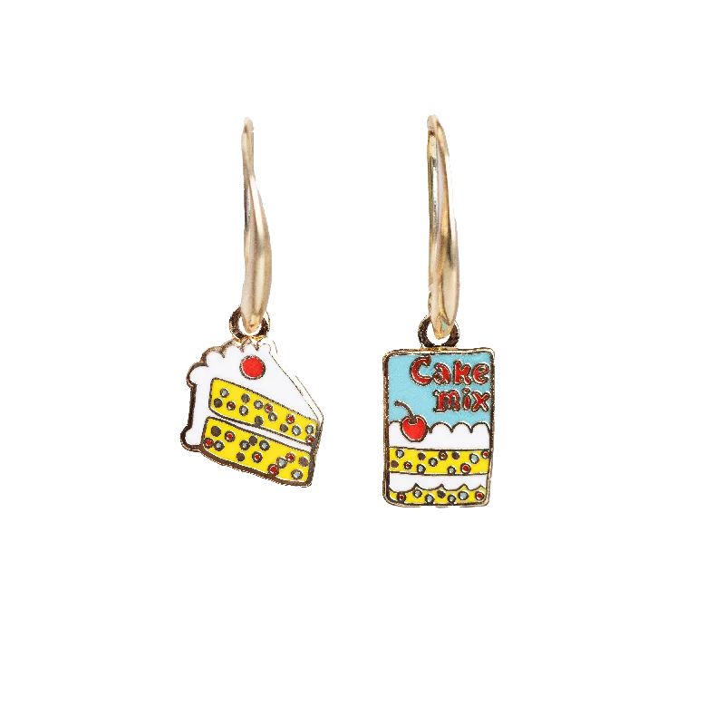 Seasonal Jewelry Sale – Upgrade Your Collection Cake & Cake Mix Drop Earrings