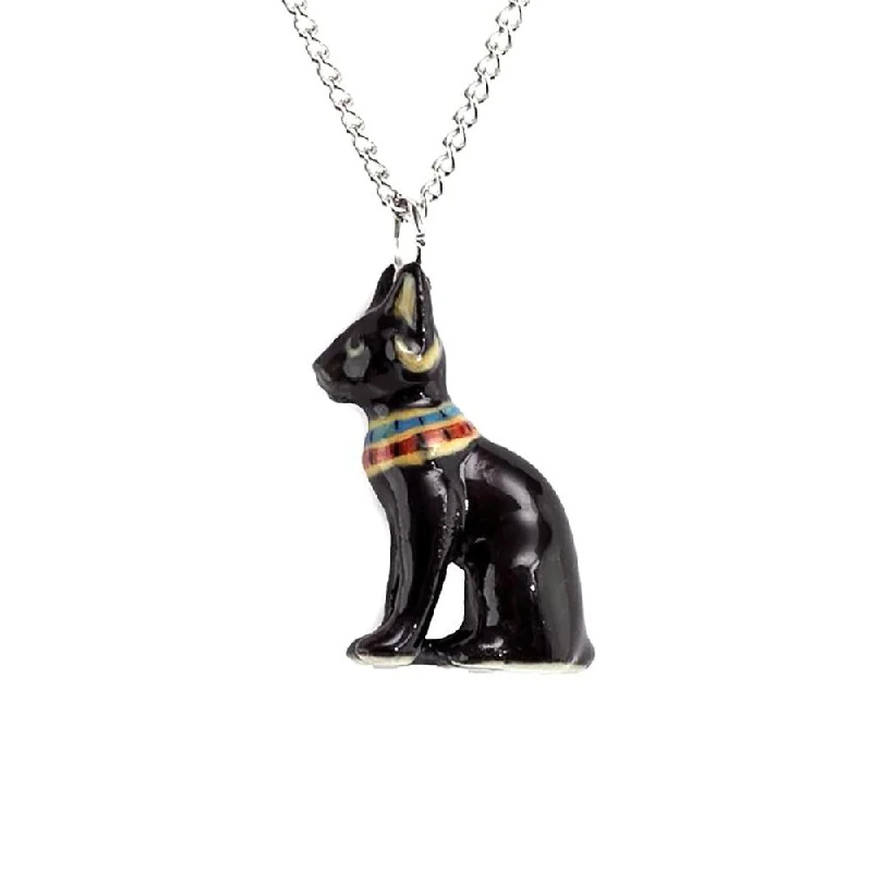 Last Chance To Grab Your Favorite Jewelry At A Discount Egyptian Cat Pendant Porcelain Jewelry