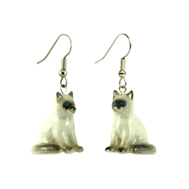 Sparkle In Style With Our Best Jewelry Deals Ragdoll Cat Porcelain Earrings