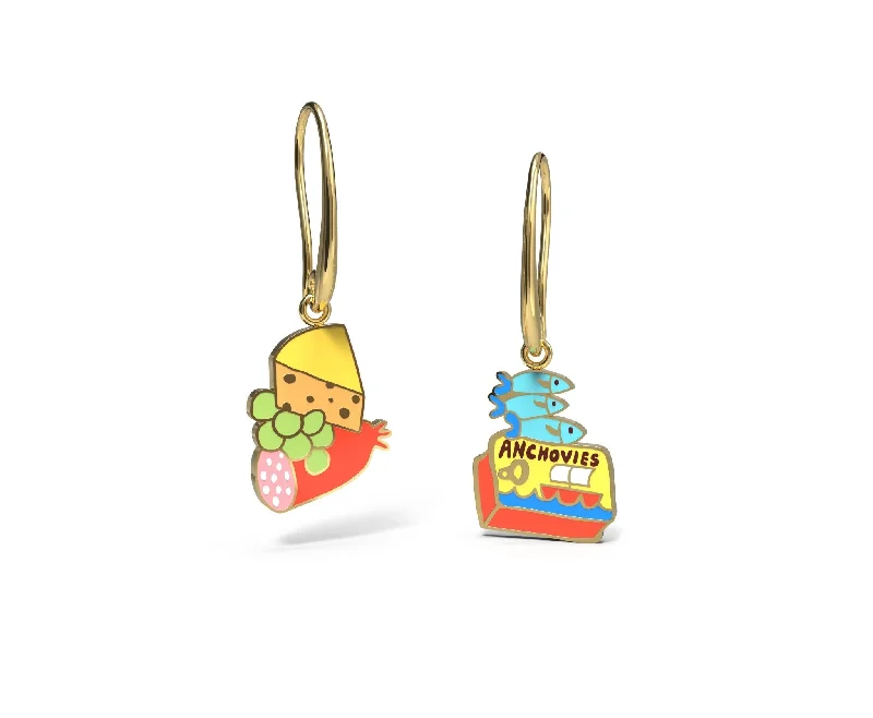 Special Jewelry Deals – Upgrade Your Collection Cheese and Fish Drop Earrings