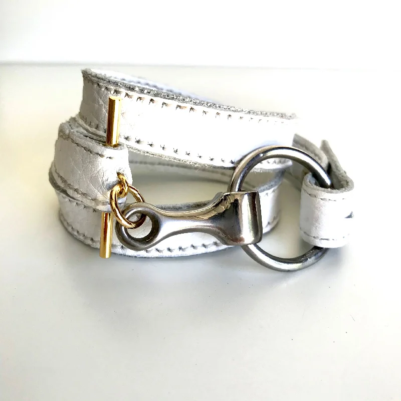Personalized Jewelry Sale – Unique Pieces At Great Prices CHEYENNE WRIST WRAP in white Personalized Jewelry Sale – Unique Pieces At Great Prices CHEYENNE WRIST WRAP in white