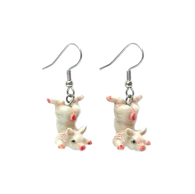 Shop Dazzling Rings, Earrings, And More At Special Discounts Pink Pig Porcelain Earrings