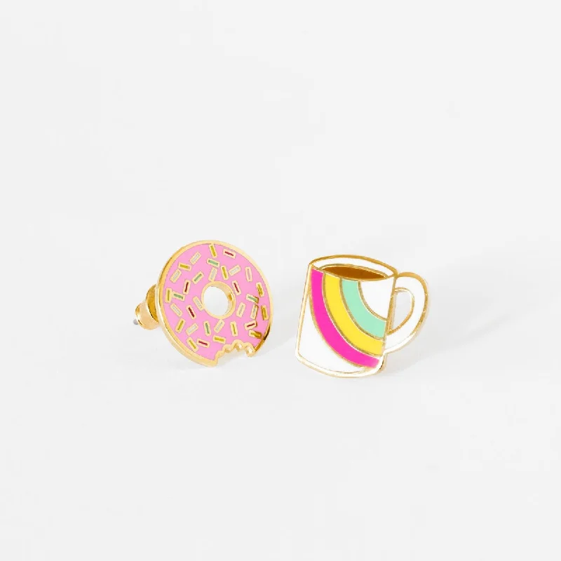 Affordable Elegance – Premium Jewelry At Special Prices Coffee & Donut Earrings