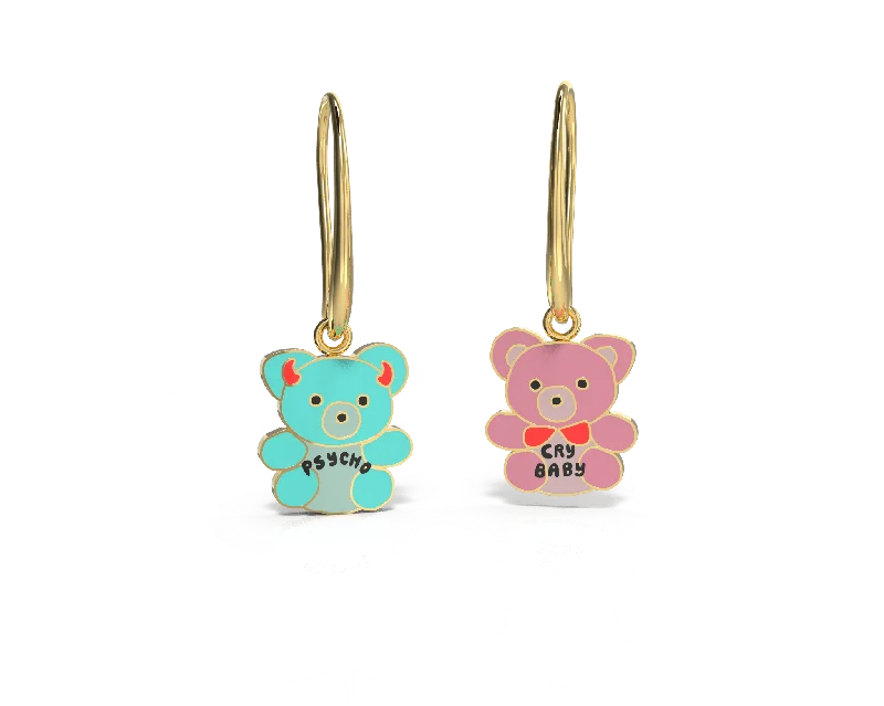 Best Jewelry Sale – Shop Exclusive Designs Now Cry Baby Psycho Teddies Drop Earrings