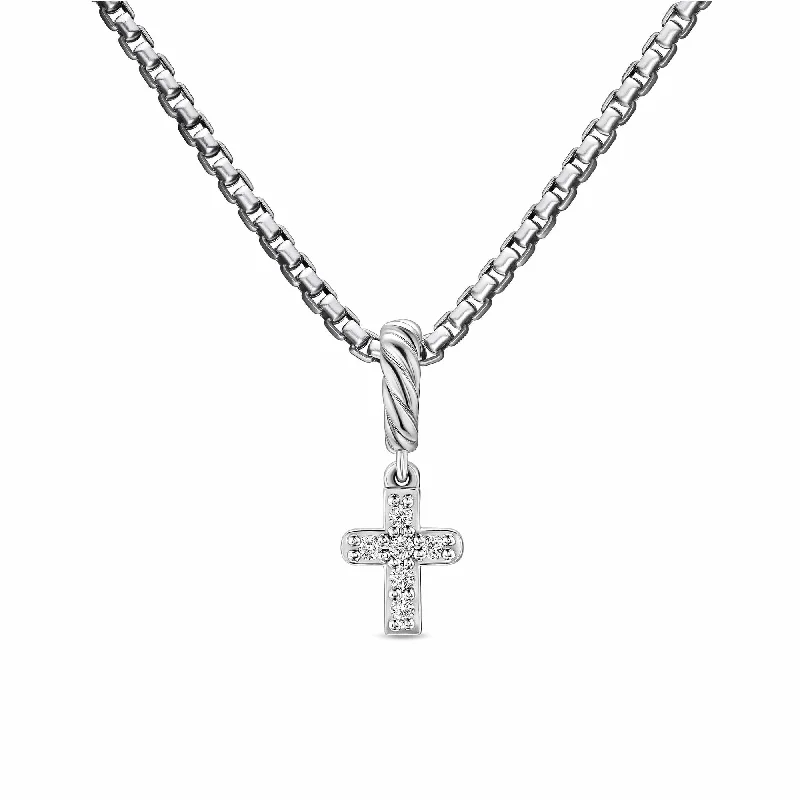 Romantic Heart-Shaped Jewelry For Special Gifts Micro Pave Cross Enhancer