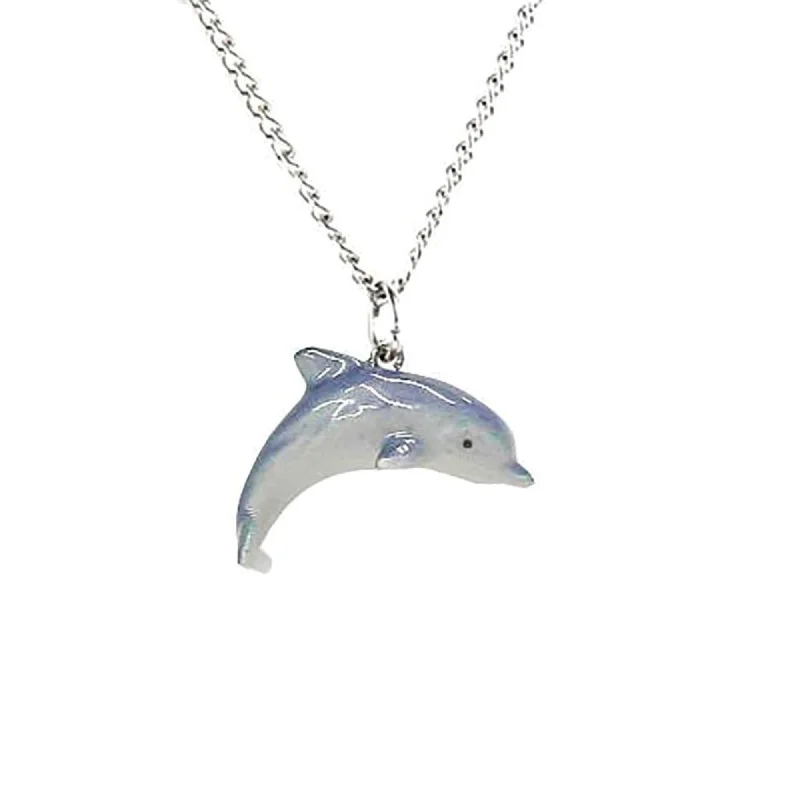 Handcrafted Jewelry Sale – Unique Designs At Low Prices Dolphin Pendant Porcelain Jewelry