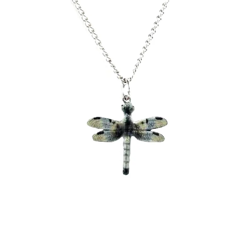 Grab Your Favorite Jewelry At The Lowest Prices Dragonfly - Blue Dragonfly Pendant Porcelain Jewelry