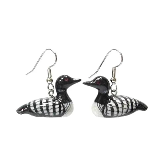 Breathtaking Jewelry At Limited-Time Savings Loon Porcelain Earrings