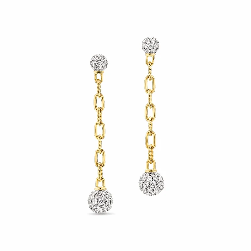 Unlock Unbeatable Jewelry Deals Before They’Re Gone 33mm Madison Pave Bead Drop Earrings  2.38