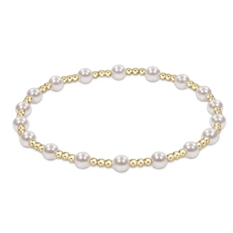 Exclusive Jewelry Discounts – Shop Now For Savings enewton 7.25" extends Sincerity Pattern 4mm Bead Bracelet - Pearl