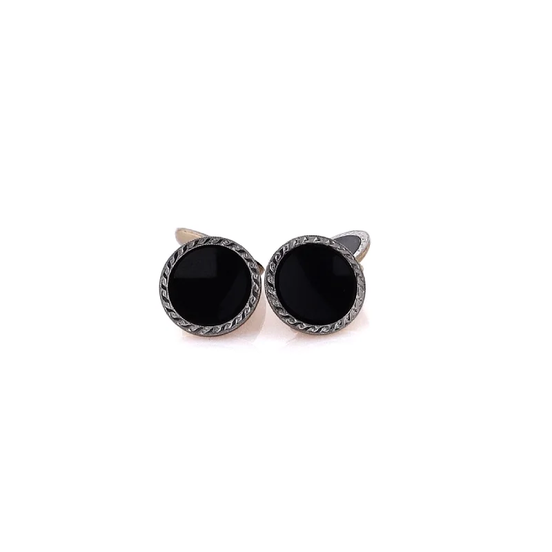 Jewelry Flash Sale – Stylish Designs At Unbeatable Rates Estate 14 Karat Two-Tone Concave Onyx Discs With Hand Engraved Border Cufflinks Jewelry Flash Sale – Stylish Designs At Unbeatable Rates Estate 14 Karat Two-Tone Concave Onyx Discs With Hand Engraved Border Cufflinks